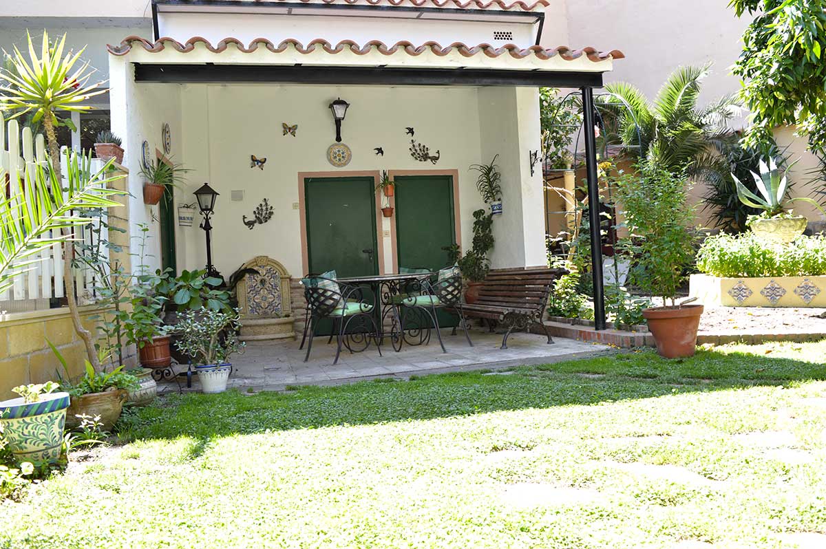 techado jardín talavera